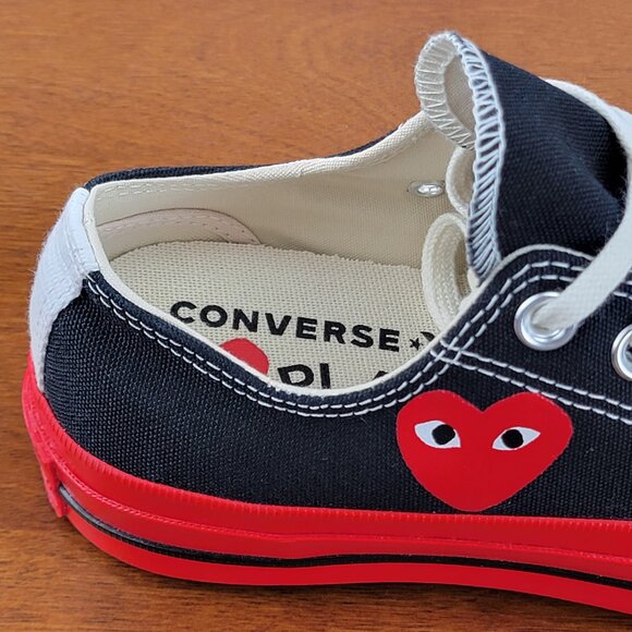 Converse X Comme des Garçons Play Chuck 70 Ox Canvas A01795C Men's Multi Sizes - Picture 8 of 12